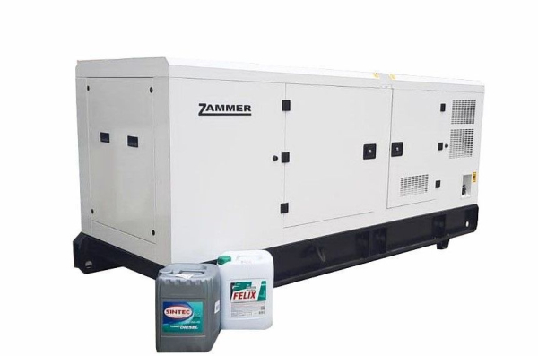 Дизельный генератор Zammer AD-100-Т400 в кожухе без АВР 00002232 2-х тактный фото
