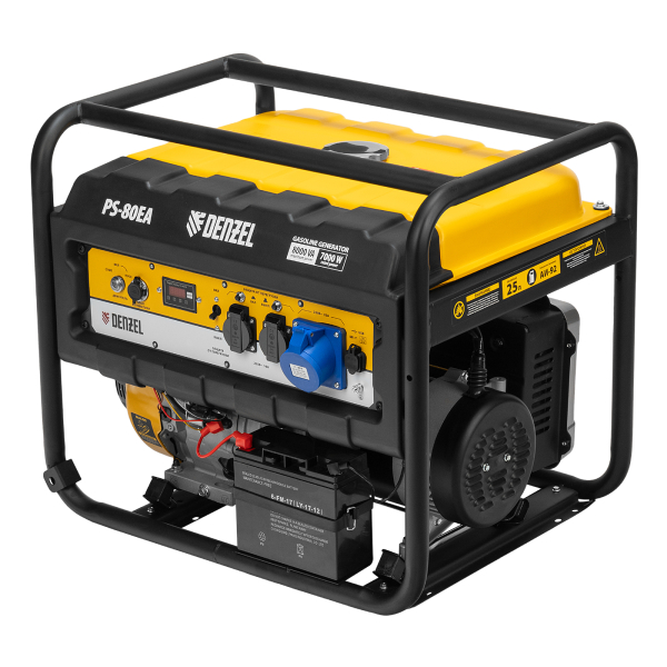 Бензиновый генератор DENZEL PS 80 EA портативный фото