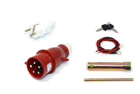 Бензиновый генератор ТСС SGG 10000EH3A в кожухе фото